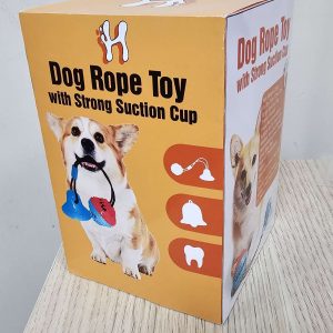 Dog Rope Toy with Strong Suction Cup